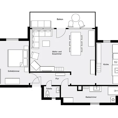 Gemuetliche Bei Mit Balkon Apartment Bad Waldsee