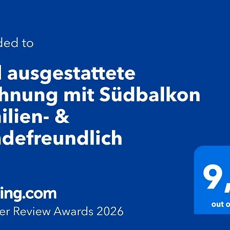 Voll Ausgestattete Mit Suedbalkon Familien- & Hundefreundlich * באד וואלדסי